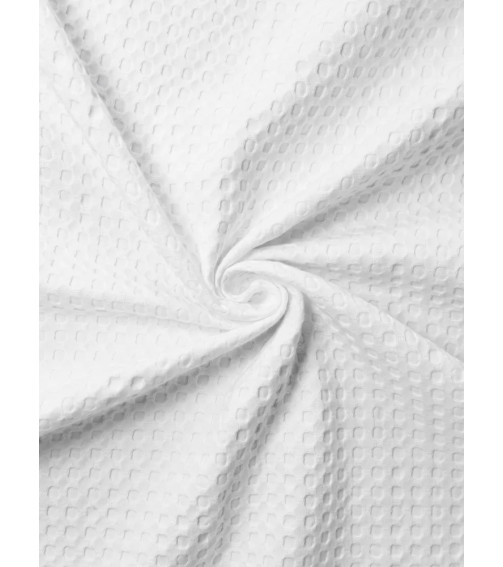 Waffle White Bathrobe