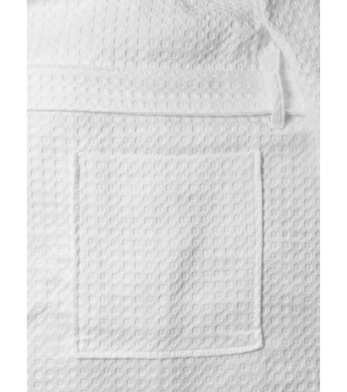 Waffle White Bathrobe