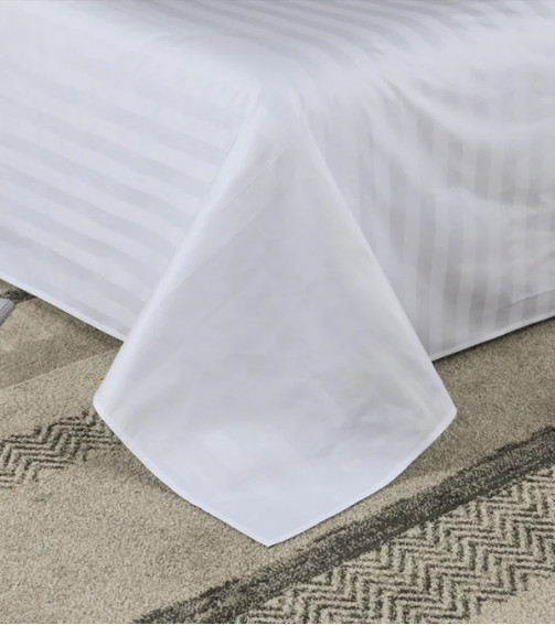 Flat Sheet "Stripe Satin Premium"