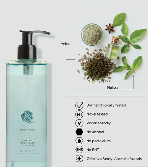 Șampon și gel de duș Geneva Guild 380 ml (sticlă reîncărcabilă) Șampon și gel de duș Geneva Guild 380 ml (sticlă reîncărcabilă)