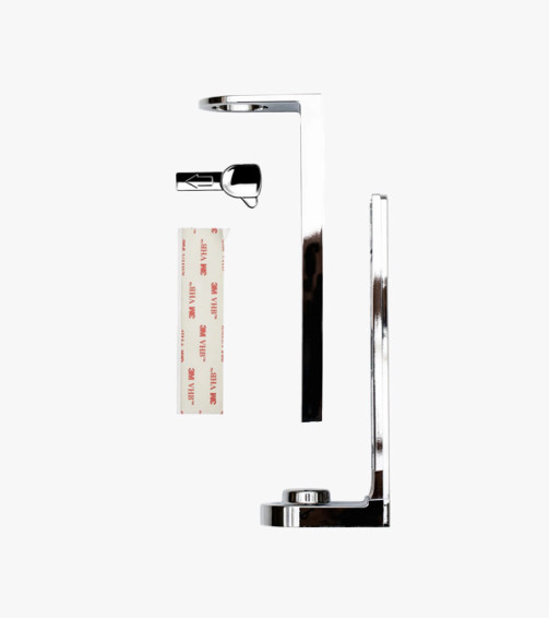 Suport dispenser din ABS pentru sticlă cu pompa, crom Suport dispenser din ABS pentru sticlă cu pompa, crom