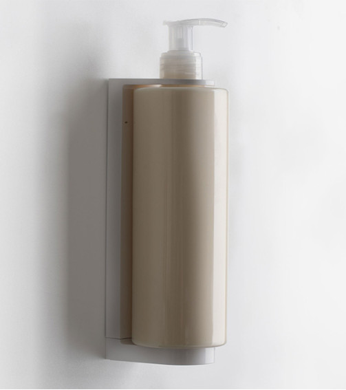 White Abs Adhesive Wall Bracket For Pump Dispenser