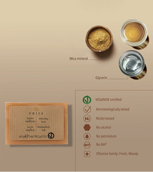 Săpun emolient cu glicerină vegetală Prija 40 g