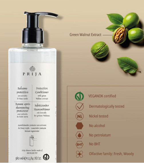 Balsam de păr Prija 380 ml (sticlă reîncărcabilă) Balsam de păr Prija 380 ml (sticlă reîncărcabilă)