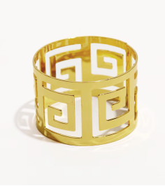 Napkin Ring "Golden Maze"