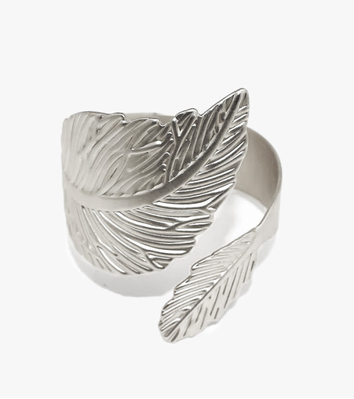 Napkin Ring "Silver Leaf"