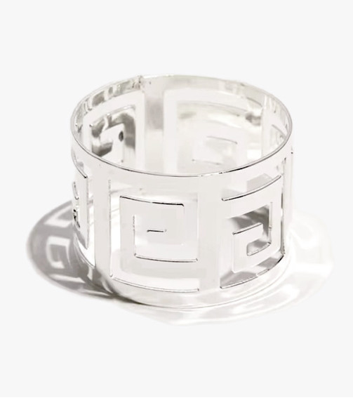 Napkin Ring "Silver Maze"