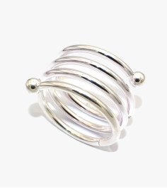 Napkin Ring "Silver Spiral"