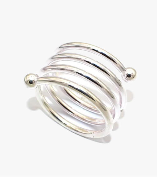 Napkin Ring "Silver Spiral"