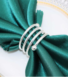 Napkin Ring "Silver Spiral"