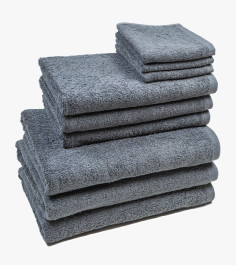 Gray Face Towel Loft 50x90 500 g/m²