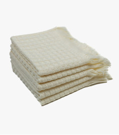 Cream Waffle Towel Monaco 30x50