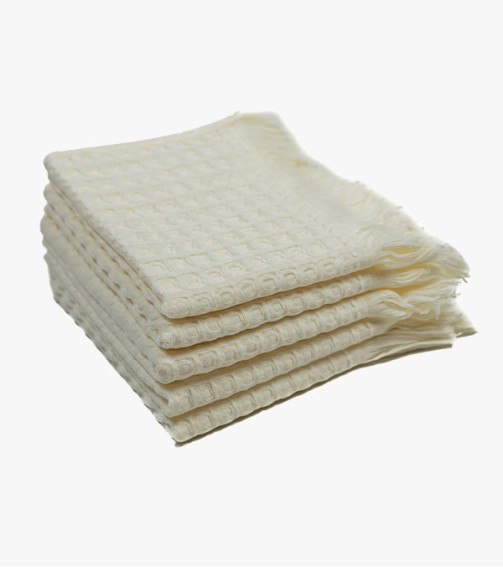 Cream Waffle Towel Monaco 30x50